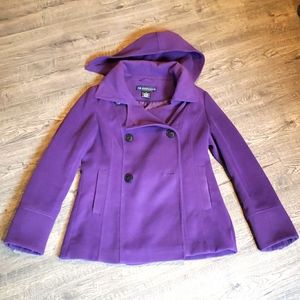 Beautiful purple Peacoat